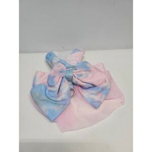 Dog or cat mulyi color bow dress pet apparel sz s